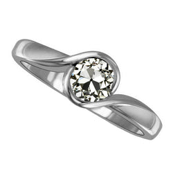 Diamante Fine Anello Solitario di lusso – 1,50 carati Oro 14