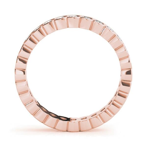 Brillante Eternity Band 3,24 carati Oro Rosa 14K – vista frontale