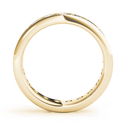 Realizzato a mano Eternity Band 3,8 carati – vista frontale