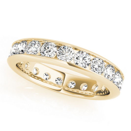 Realizzato a mano Diamante Eternity Band 3,8 carati – vista principale
