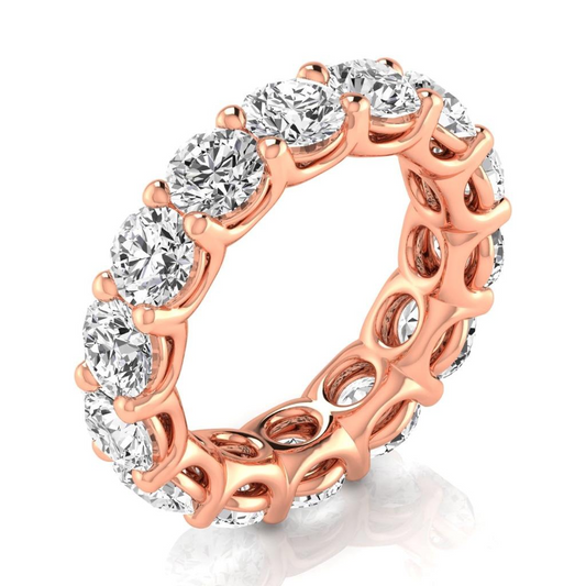 Diamante Eternity Band 7-carati Oro 14 Carati Rosa – vista principale