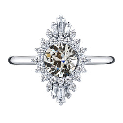 Diamante Fine Anello Anniversario Anello di Fidanzamento Halo 2