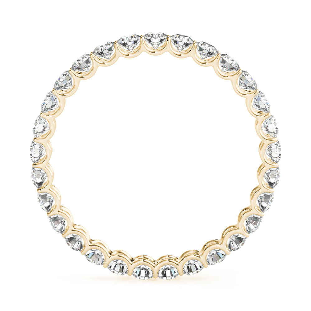 Diamante Eternity Band 0,25-carati Oro Giallo 14K – vista frontale
