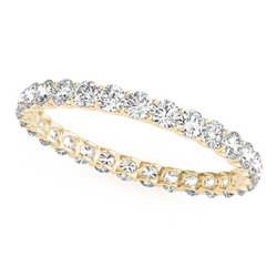 Diamante Eternity Band di lusso – 0,25 carati Oro Giallo 14K
