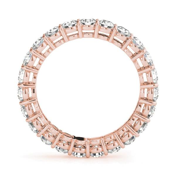 Brillante Eternity Band 4,5-carati Oro Rosa 14K – vista frontale