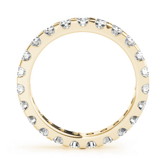 Lussuoso Eternity Band 3,60 carati – vista frontale
