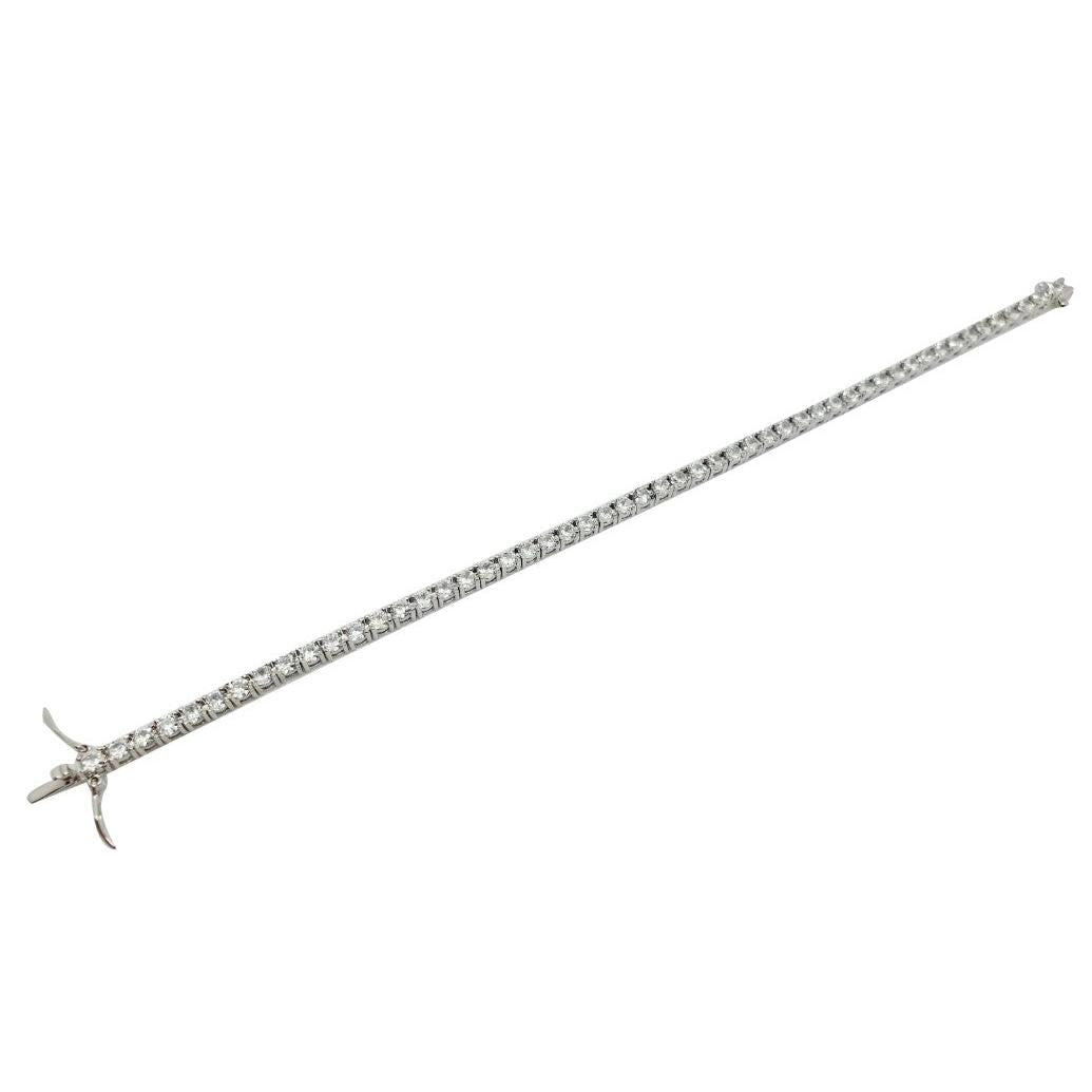 Brillante Bracciale a Catena 9-carati Oro Rosa 14K – vista laterale