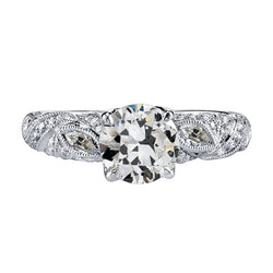 Sofisticato Anello di Proposta con Brillante Filigrana – 2 carati