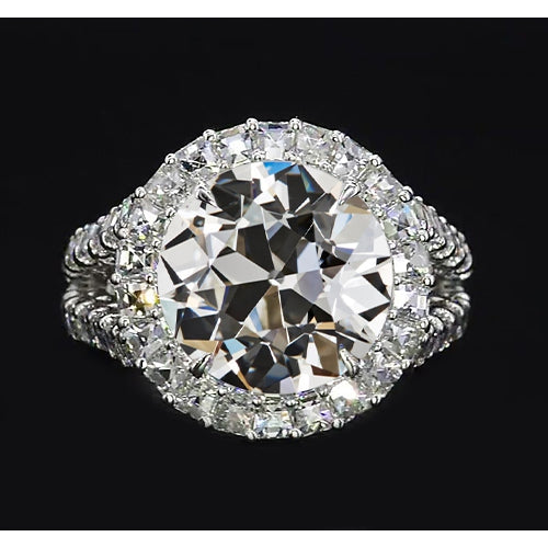 Brillante Anello con Pavé Halo – vista principale