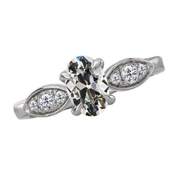 Brillante Cuscino Antico Anniversary Ring – 3,50 carati in Oro