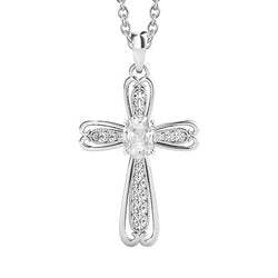 Pendente Oro Bianco 14K con Diamante – 2 carati