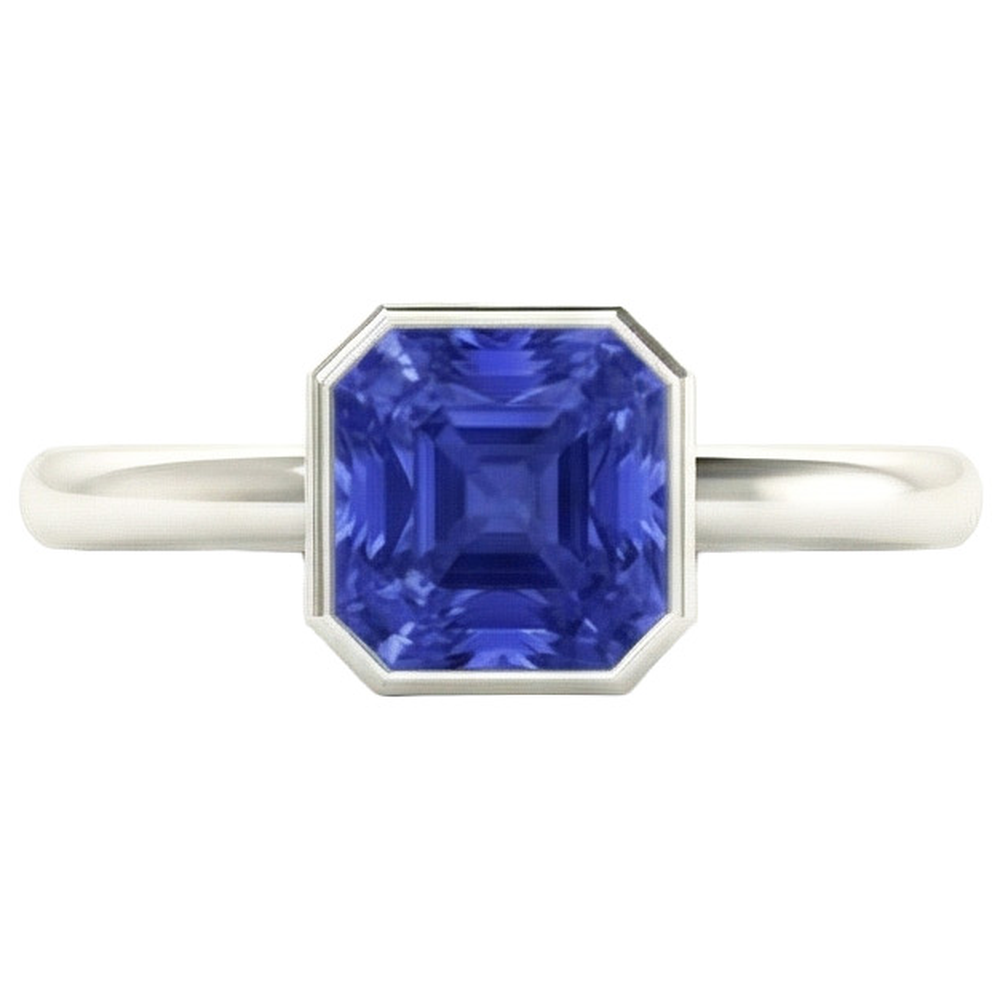 vero diamante 2carati anello angolo laterale