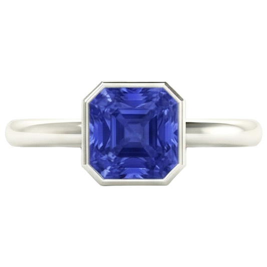 vero diamante 2carati anello angolo laterale