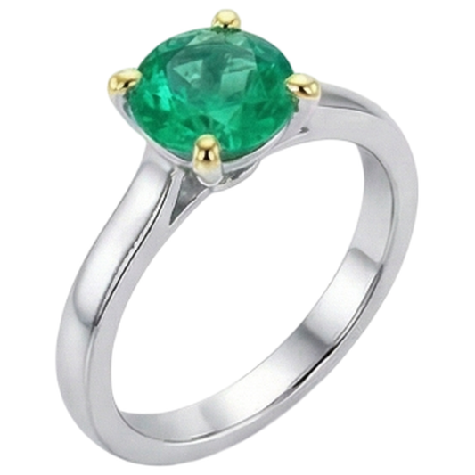 Realizzato a mano Anello con Pietra Preziosa 2,50 carati – vista frontale