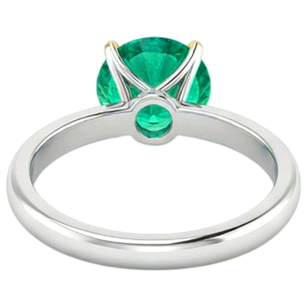 Su misura Anello con Pietra Preziosa 3 carati – vista posteriore