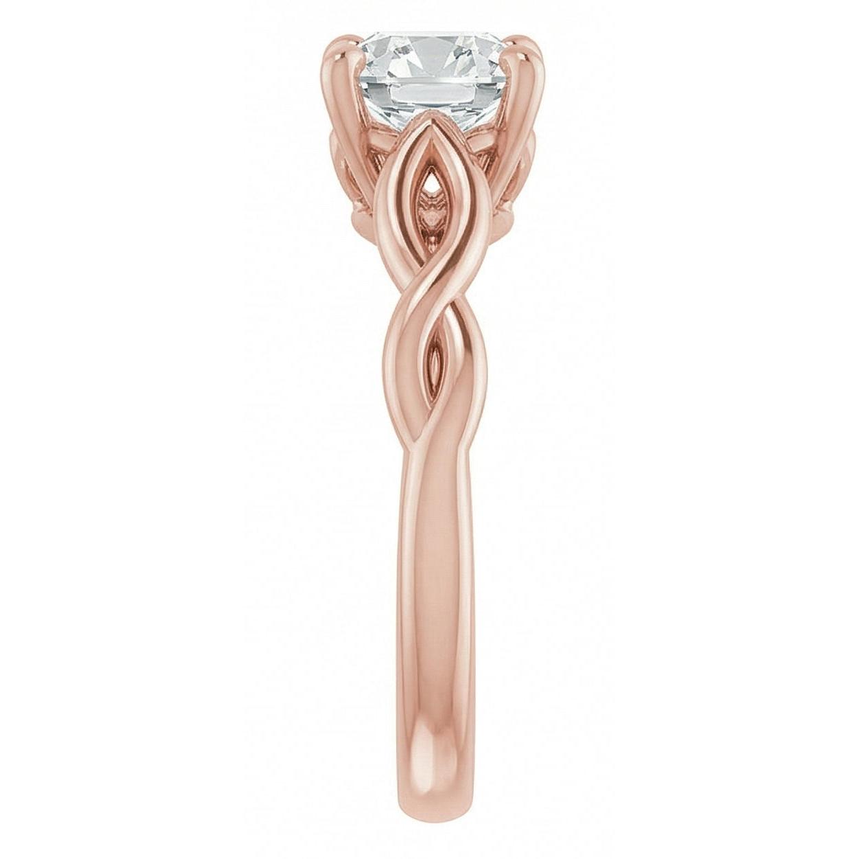 Premium Anello Monopietra 3 carati – vista dall'alto