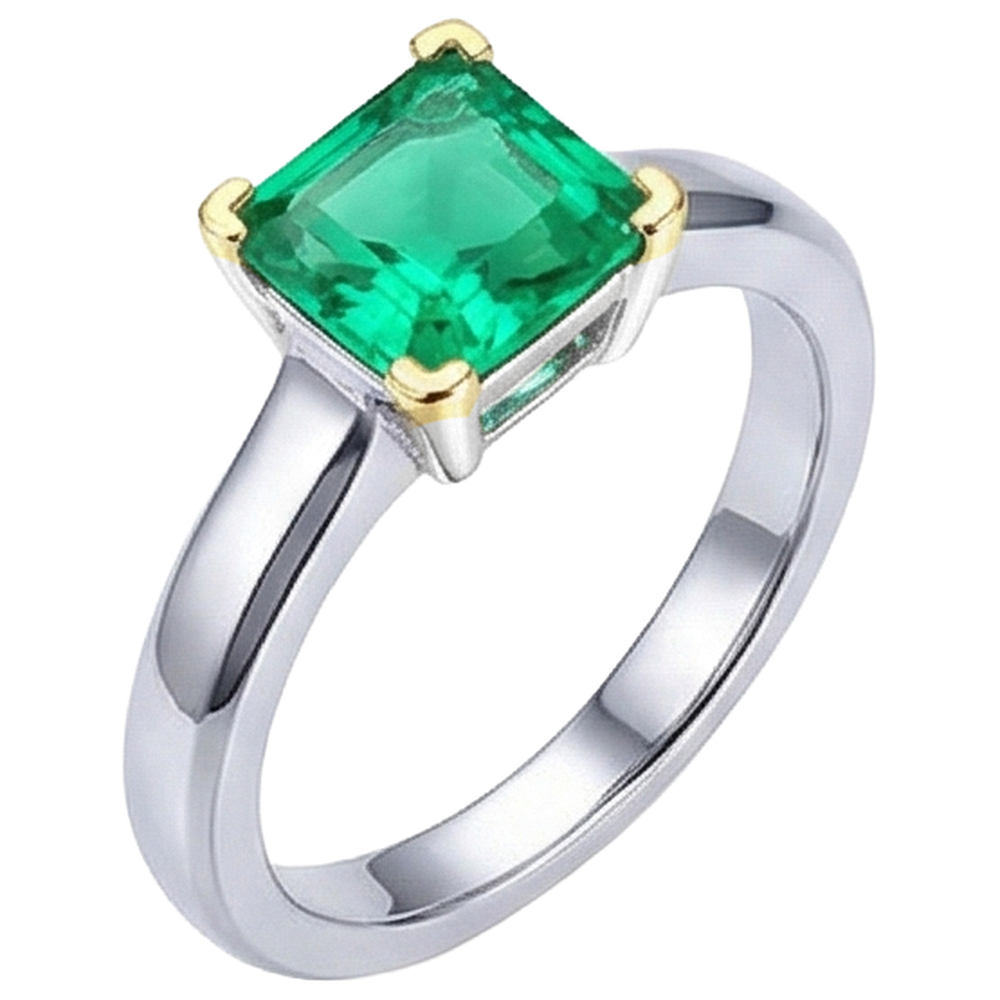 Brillante Anello con Pietra Preziosa 2,50 carati – vista laterale