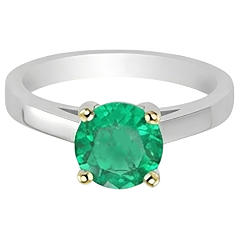 Squisito Anello con Pietra Preziosa 2 carati – vista laterale