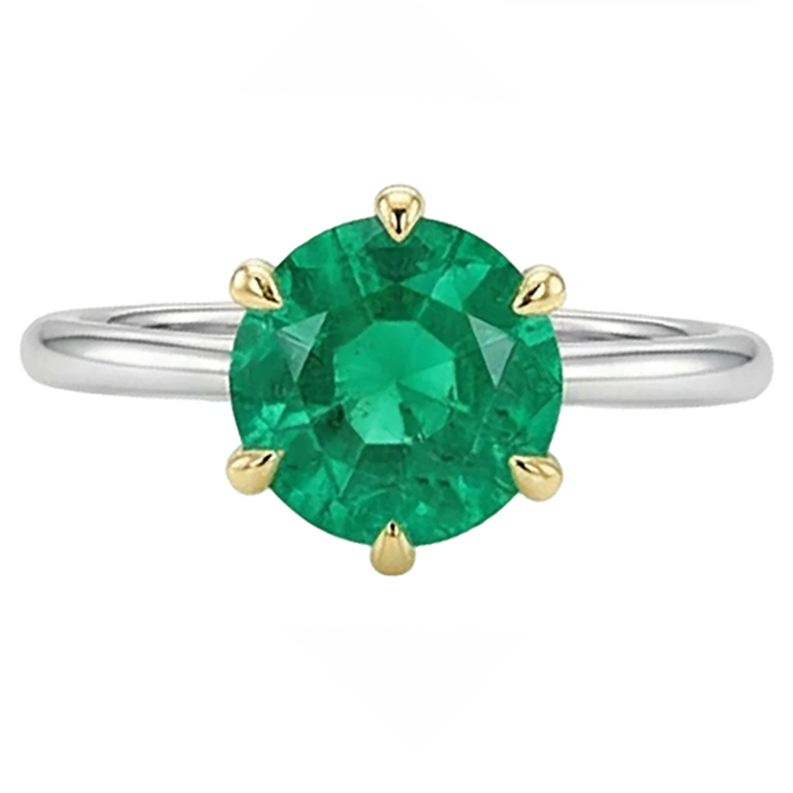 Fine Anello con Pietra Preziosa 2,50 carati – vista laterale