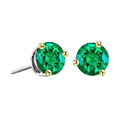 Scintillante Certificato GIA Smeraldo Fine Gemstone Earring – 2