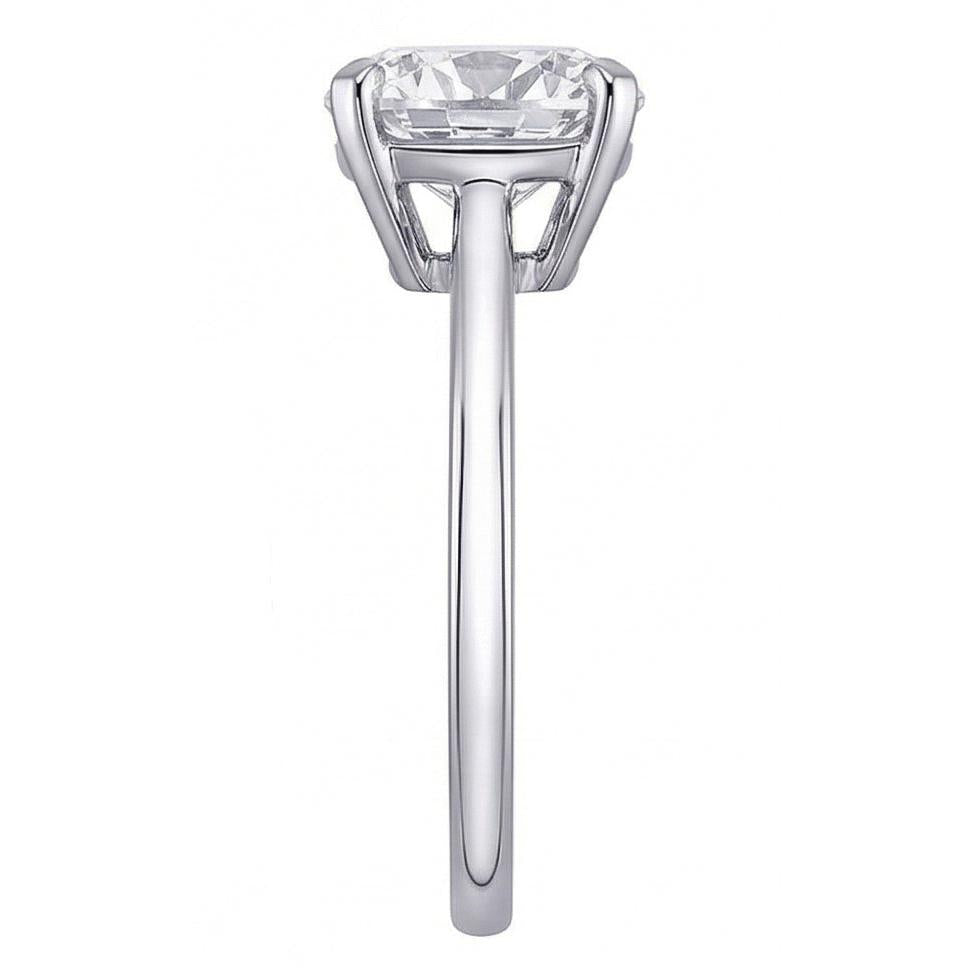 Solitaire Naturale Diamond 2.01 Carat Cushion Diamond Ring