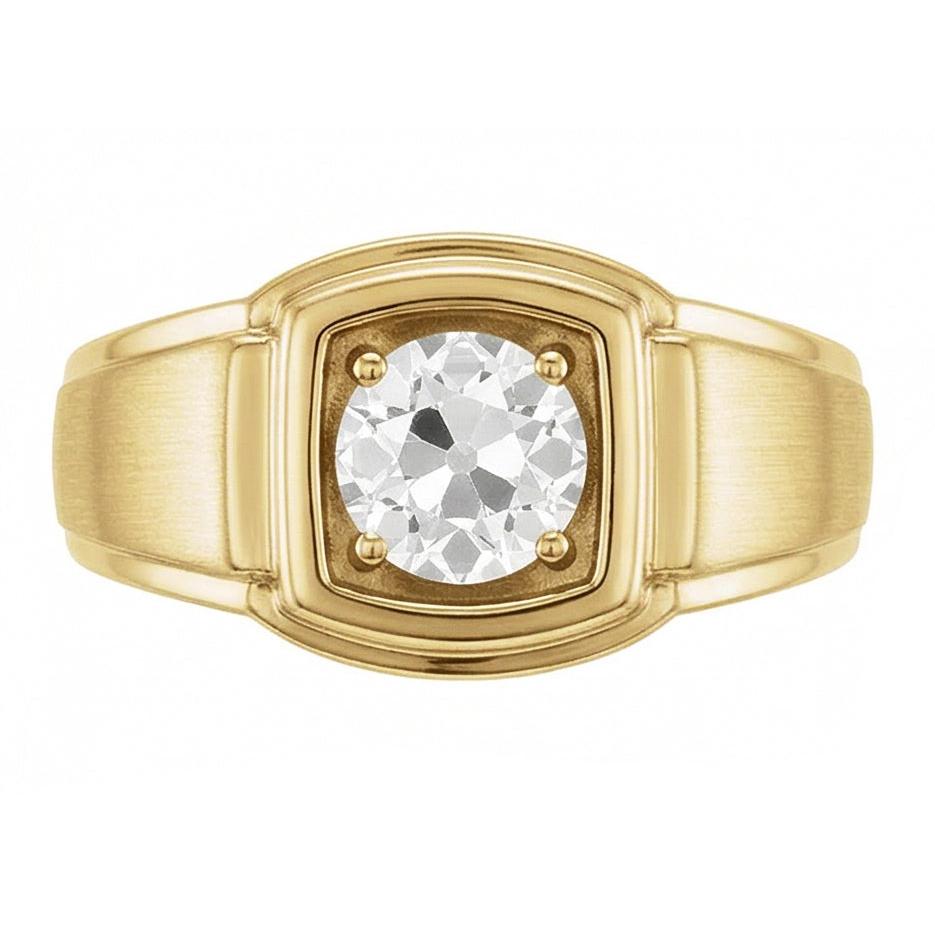 Diamante Anello Solitario – vista profilo