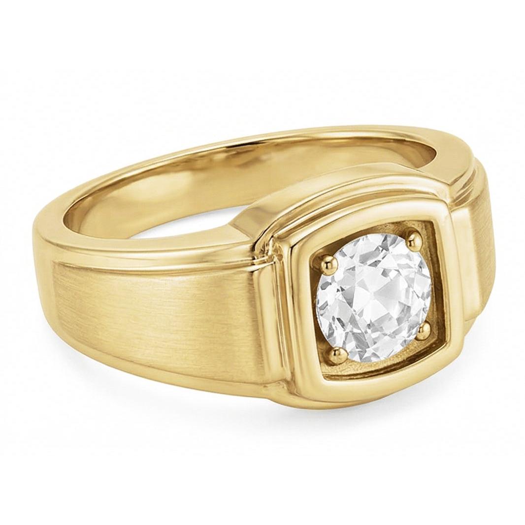 Diamante Anello Solitario – vista posteriore