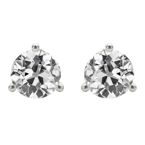 Cuscino Antico Brillante anello in Oro Bianco 14K – vista principale