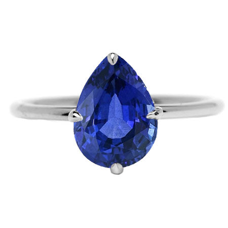 Brillante Anello Pietra Colorata 2,50 carati – vista principale