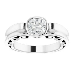 Diamante Fine Anello Solitario 2,15 carati G/VS1 – Oro Bianco 14K