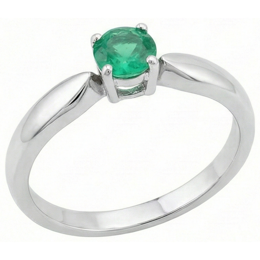 vero round diamante 2.50carati anello angolo laterale