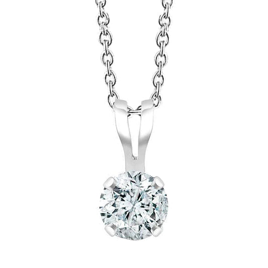 Solitario Collana Di Vero Diamanti