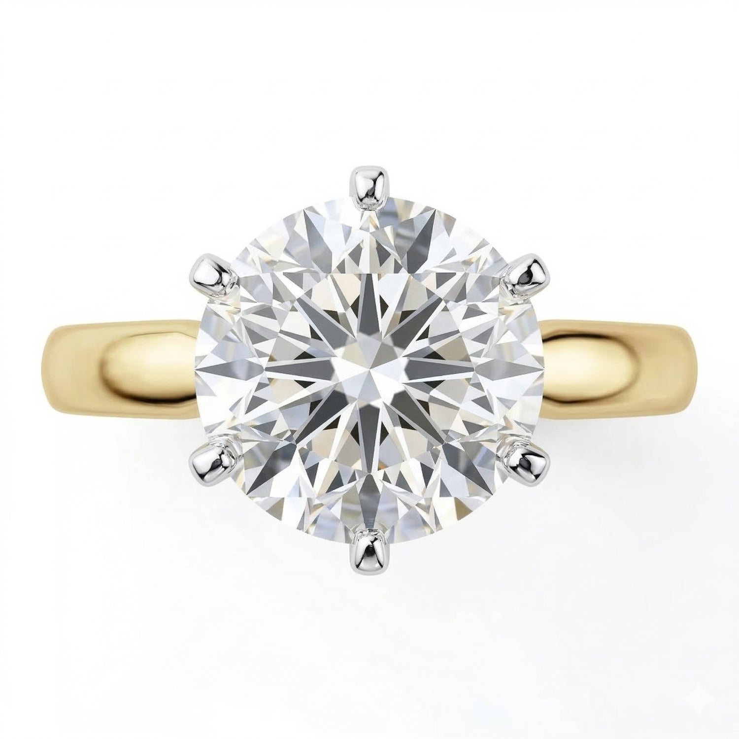 vero round diamante anello dettaglio ravvicinato