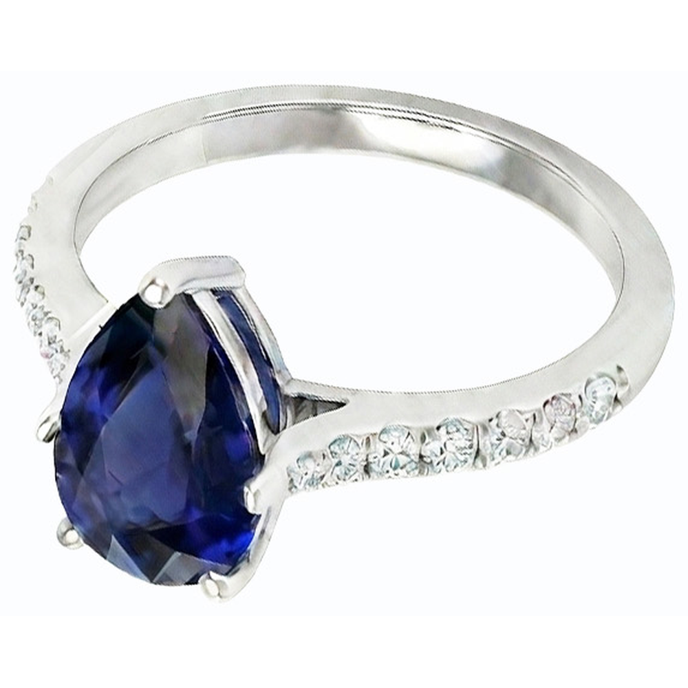 vero round diamante 3carati anello dettaglio ravvicinato