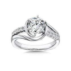 Splendido Anello Con Naturale Diamante Taglio Rotondo Grande 3.50 Carati Nuovo