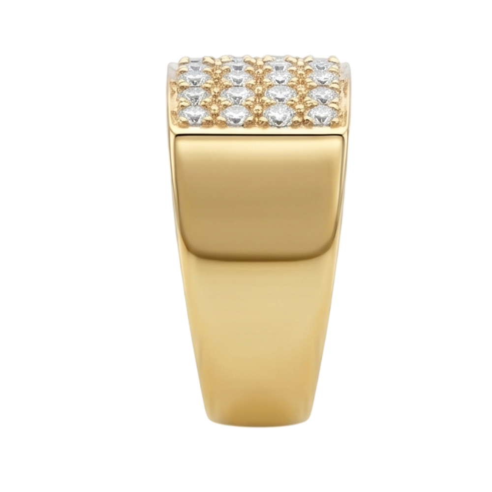 Splendido Anello In Oro Giallo Con Genuino Diamante Naturale Autentico ( non creato in laboratorio ) A Taglio Rotondo Da 1.40 Carati