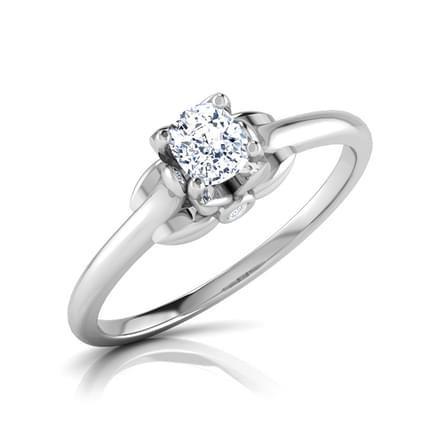 Splendido Anello Per I'Anniversario Con Vero Diamanti Taglio Rotondo Da 1.70 Ct Con Set Di Quattro Punte