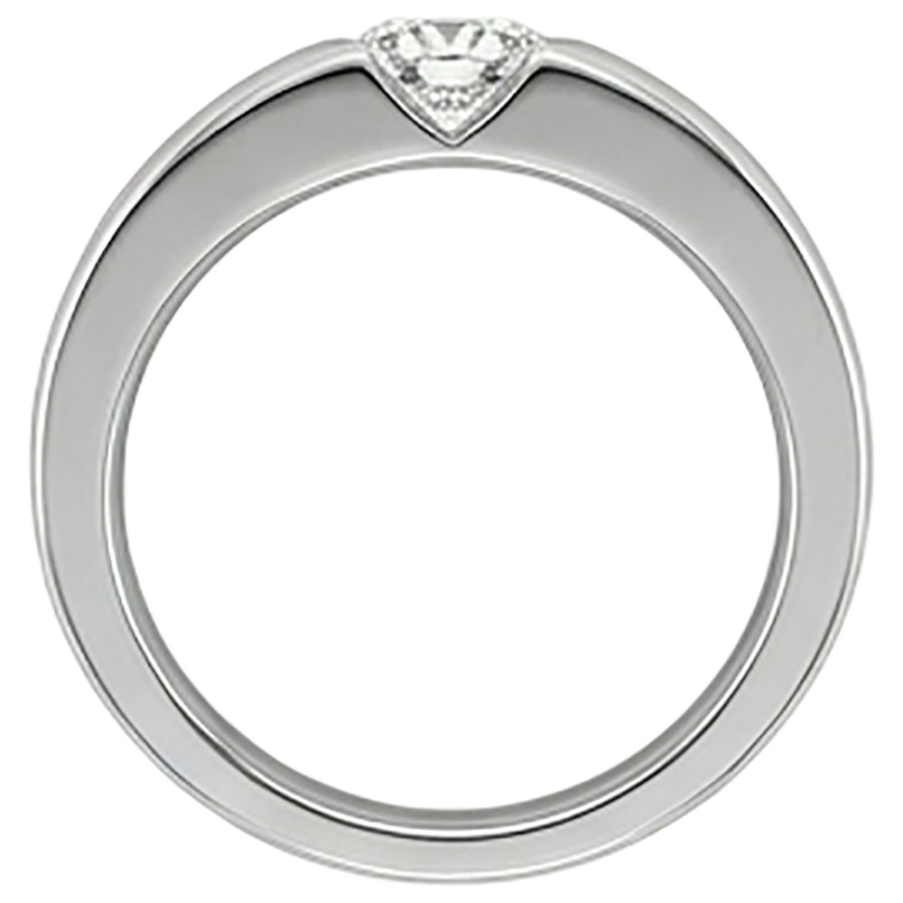 Splendido anello solitario con diamante da 2 carati in oro
