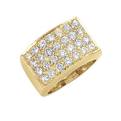 Splendido Anello In Oro Giallo Con Genuino Diamante A Taglio Rotondo Da 1.40 Carati