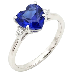 Anello Zaffiro Vero 2 Carati