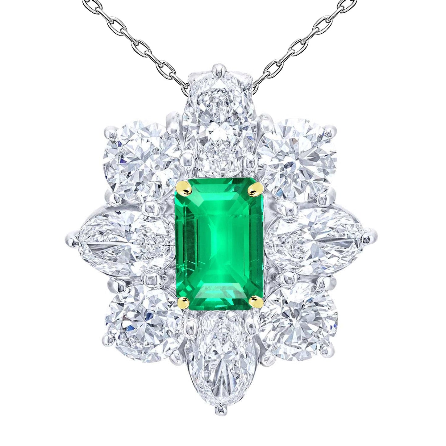 Luminoso Collana Pendente 4,50 carati – vista principale