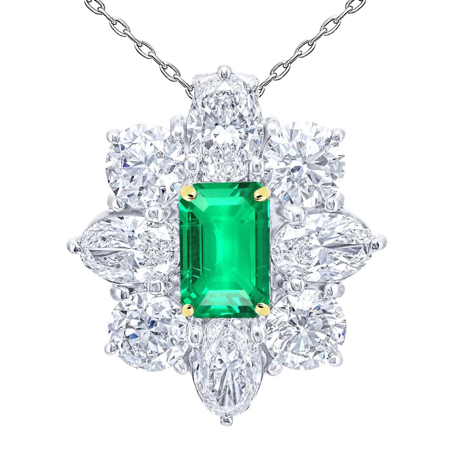 Luminoso Collana Pendente 4,50 carati – vista principale