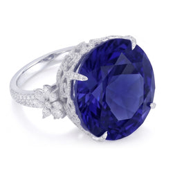 Tanzanite Anello Cocktail