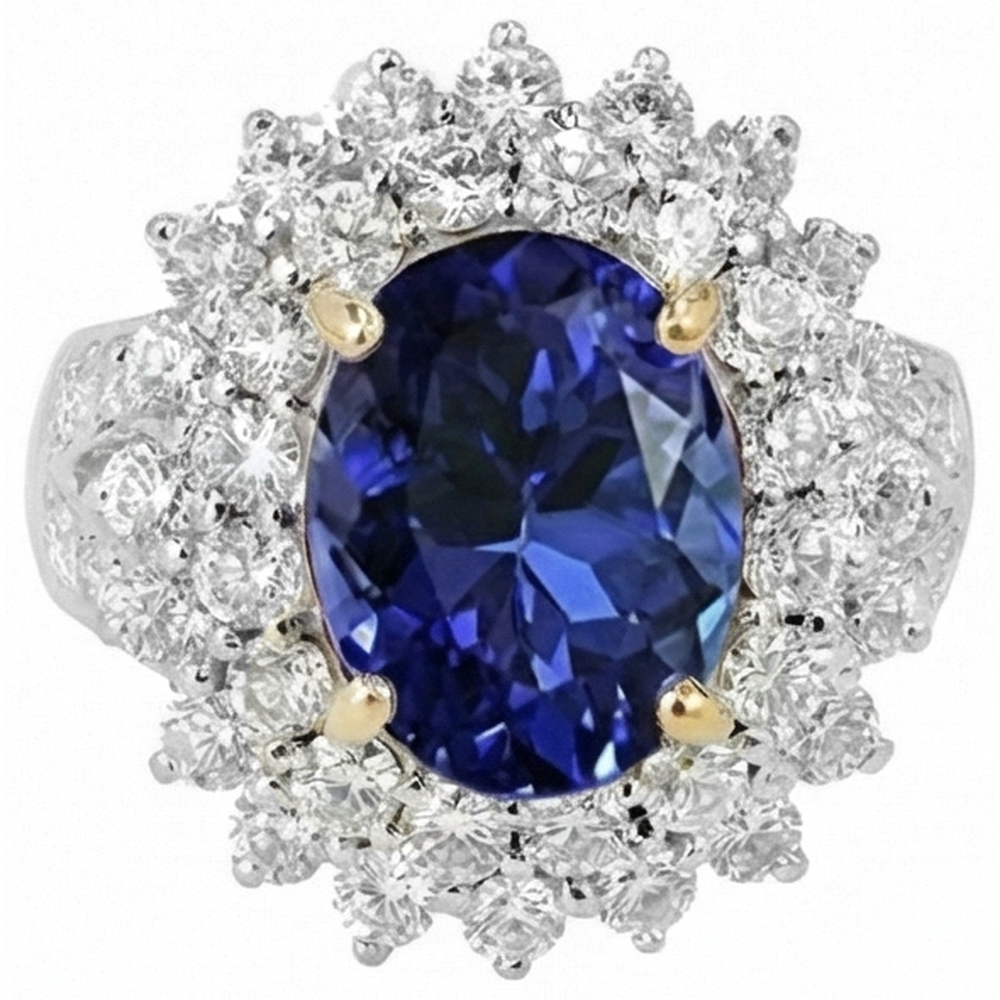Tanzanite Anello Cocktail