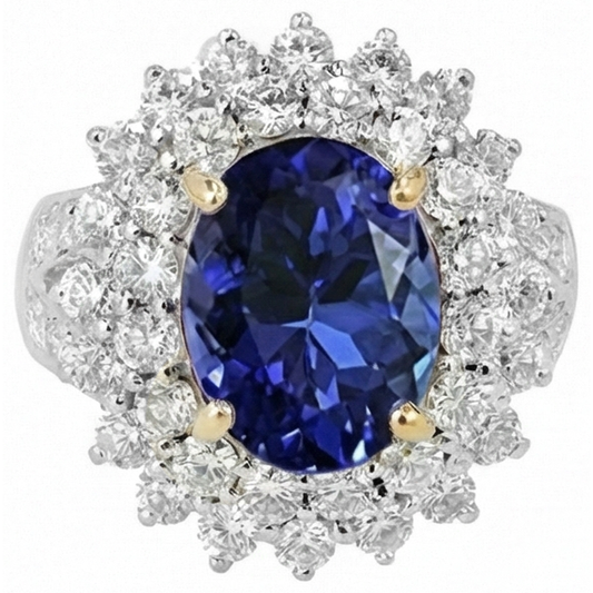 Tanzanite Anello Cocktail