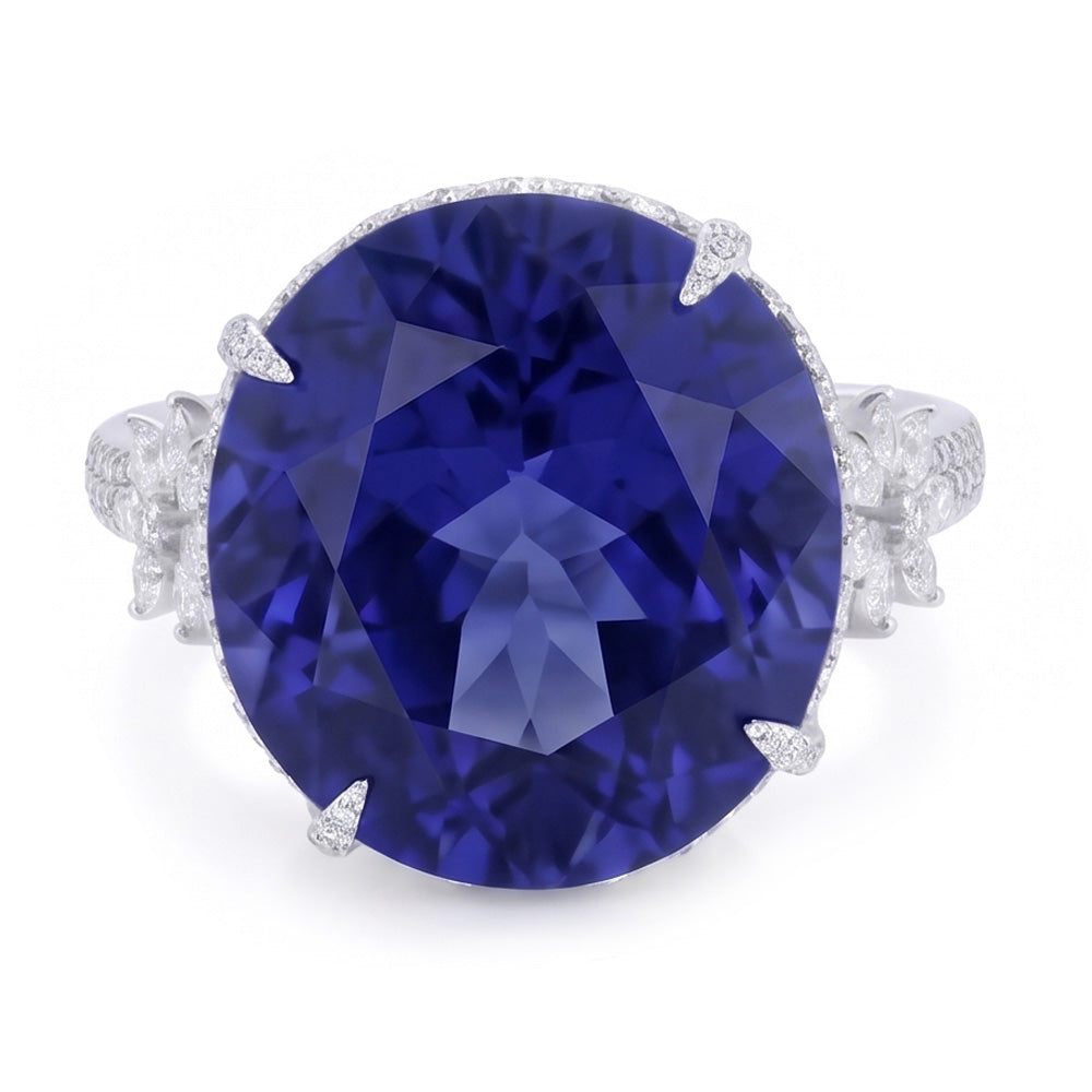 Tanzanite Anello Cocktail