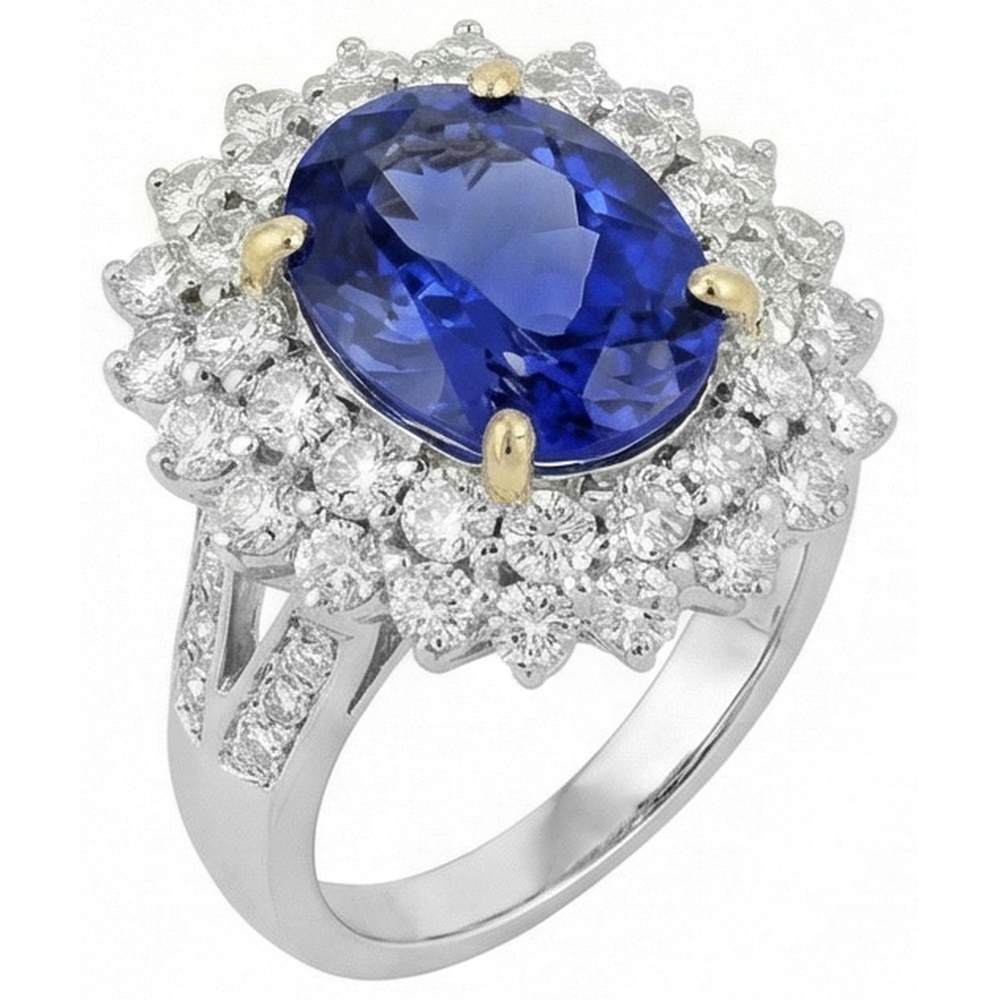 Tanzanite Anello Cocktail