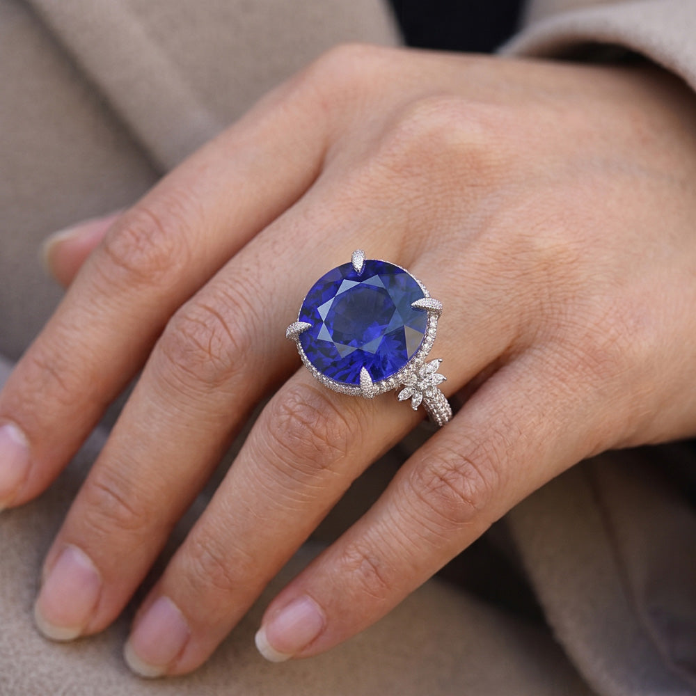 Tanzanite Anello Cocktail