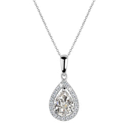 Fine Pendente a Goccia – Diamante Fine 1,50 carati di