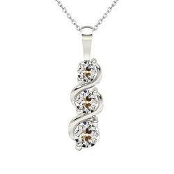 Radioso Taglio Old Mine Brillante Pendente a Goccia – 0,25